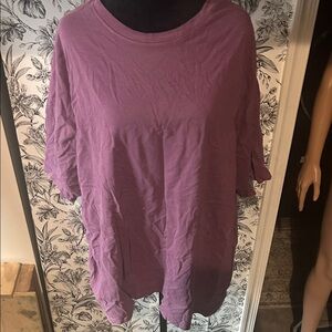 Boohoo Mauve Short Sleeve Oversized Tee